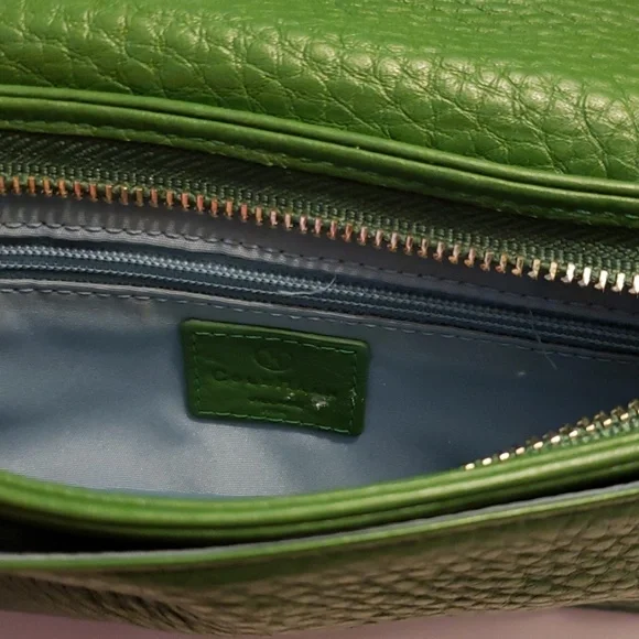 Cole Haan Green Leather Clutch - Picture 3 of 5